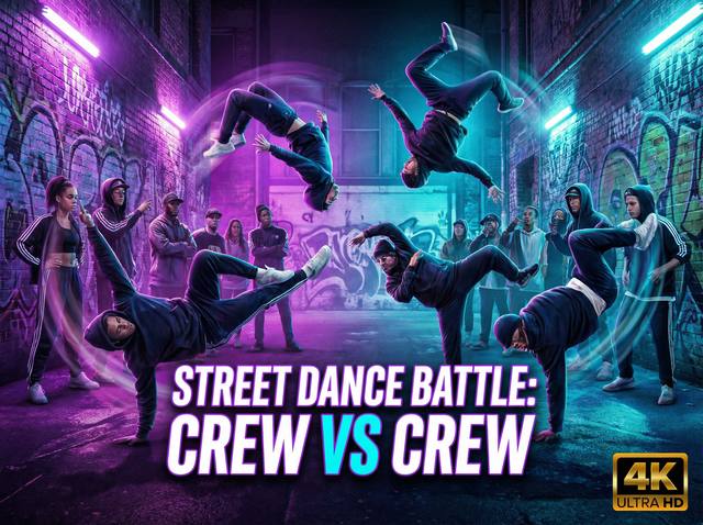 四虎街舞Battle视频